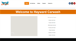Desktop Screenshot of haywardcarwash.com