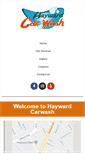 Mobile Screenshot of haywardcarwash.com